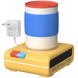 Cooling Cup For Beverage Refrigeration and Heating Coaster Plate Pad Intelligent Household Coffee Warmer Mug for Office