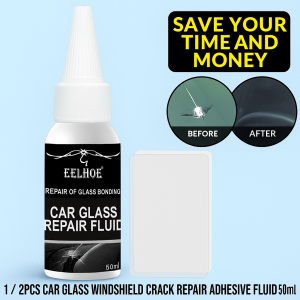 Glass Repair Fluid Strong Anti-cracking Hair Glass Patch Results Easy to Use Cure Long-term Durability