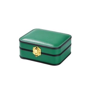 GENENIC Da PU Hộp đựng đồ trang sức có khóa Hai lớp Có thể khóa được Hộp đựng trang sức du lịch Giá đỡ lưu trữ Cổ điển Hộp đựng trang sức hai lớp Du lịch