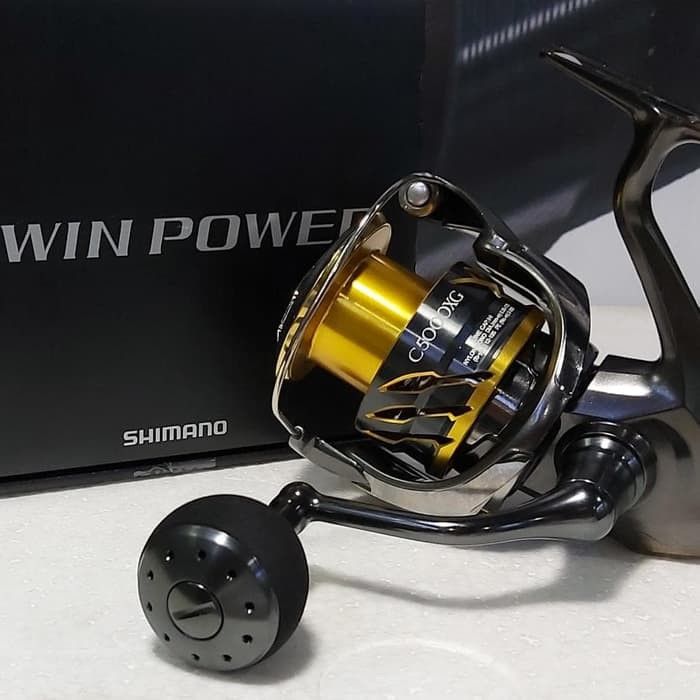 harga reel pancing shimano twin power Reel Pancing Shimano Twin Power C 5000 XG 2020 Made In Japan