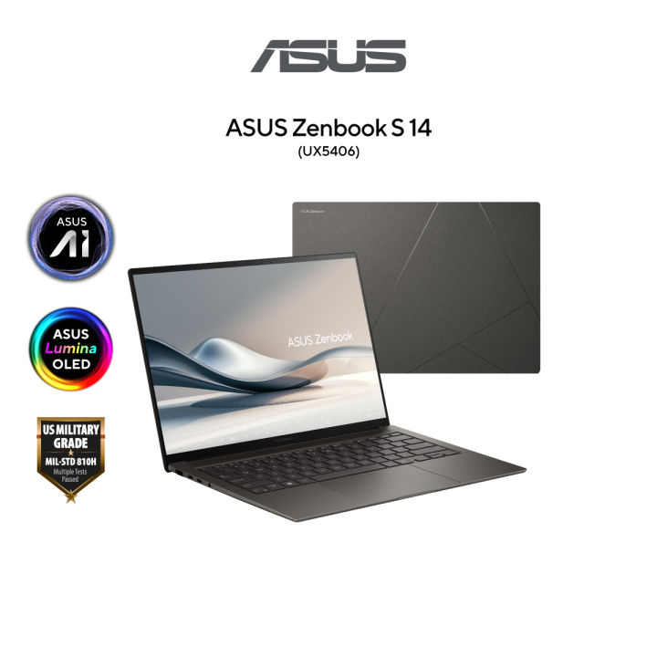 ASUS Zenbook S14 UX5406S (258V 32G 1TB) AI ASUS Zenbook S 14