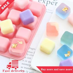 [COD] 16Cavity Square Cake Baking Silicone Mold Jelly Chocolate Truffles Brownie Pudding Molds Soap Making Mould Cake Decorating Tools
