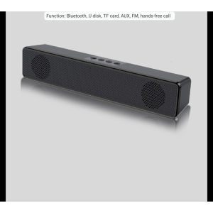 Mini Speaker Bluetooth 5.0 PC Computer Desktop Soundbar Audio USB Laptop Portable Wireless Sound Bar Stereo Wired 扬声器 蓝牙音响 Home Theater Surround Loudspeaker Music Player Amplifier Multimedia Subwoofer Smart TV Multimedia Komputer 4D Hi-Fi Sound