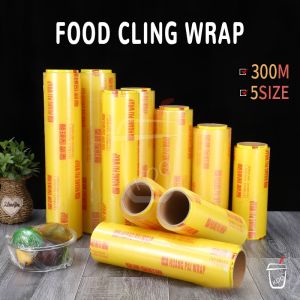 Food grade Clear Plastic Wrap stretch film/cling wrap 300M