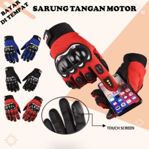 Sarung Tangan Motor dengan Touch Screen Sarung Tangan Motor