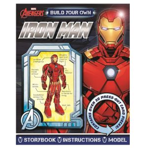 Marvel Avengers Build Your Own Iron Man with 3D Model & Book for Kids to Build & Play