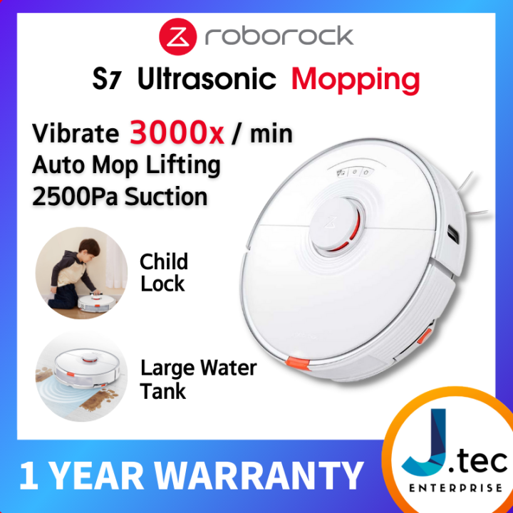 Roborock S7 Robot Vacuum Cleaner Robotic Sweep Mop Sonic Vibration