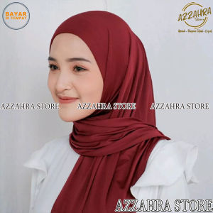 Hijab Pashmina Instant Jersey Premium Warna Terlengkap Jilbab Kerudung Tebal Tidak Menerawang