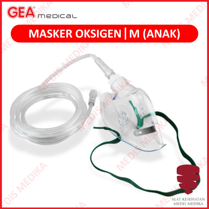 Masker O2 Anak Masker Oksigen M Anak GEA Alat Bantu Selang Penapasan Nafas Nasal ...
