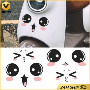 Electric Stickers Cute Smiling Face Stickers Scratch Covers Car Motorcycle Personal Stickers Car Stickers Accesorios Para Auto
