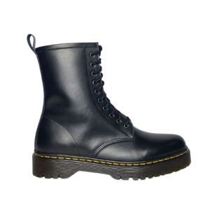 Athar - Spektawoy Sepatu Boots Kulit Pria 10 Hole Burgundy Black