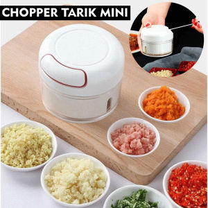 Blender Tarik Manual Chopper Mini Blender Bumbu Penggiling Bawang Cabe Daging Serbaguna Mincer