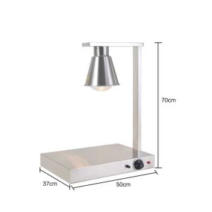 HEJI CommercialHeating Lamp Food Warmer Food Lamp Warmer Food Warmer Lamp Buffet Food Warmer Heat Lamp Food Lamp Warmer Insulation Catering Food Warming Buffet Table Warming Lamp Restaurant