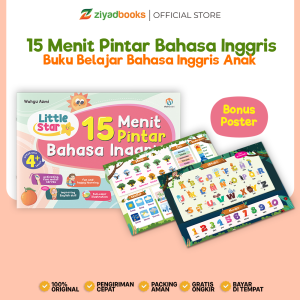 Ziyadbooks - Buku Belajar Bahasa Inggris Anak - 15 Menit Pintar Bahasa Inggris
