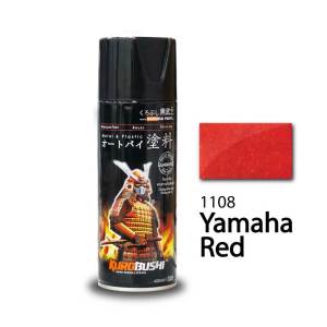 Sơn xịt Samurai Chính Hãng màu Đỏ Yamaha lấp lánh ánh kim - 1108**. 400ml