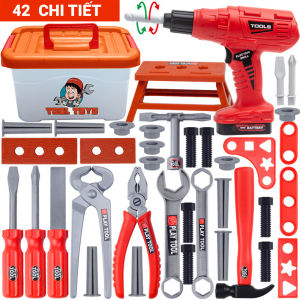 [Đồ chơi giáo dục] Bộ Dụng Cụ Trẻ Em Bộ Dụng Cụ Sửa Chữa Mô Phỏng Bé Dụng Cụ Khoan Điện Chơi Sửa Chữa Cho Bé Trai
