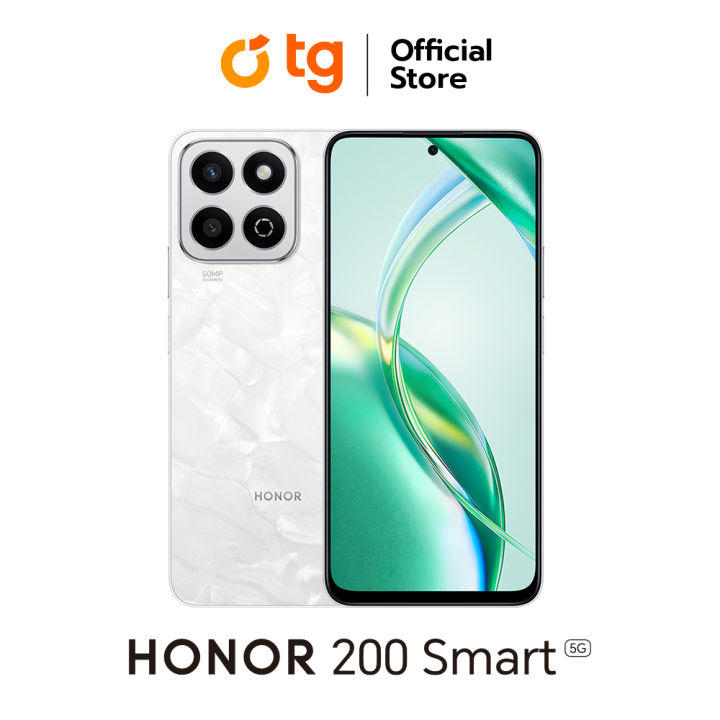 HONOR 200 Smart 5G (8/256GB) สมาร์ทโฟน แถมฟรีประกันจอแตก (สินค้ารับประกัน1ปี) By TG