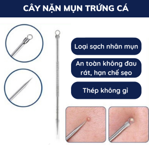 Cây lấy nhân mụn loại bỏ mụn thép không gỉ