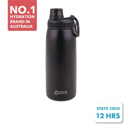 Oasis Stainless Steel Insulated Sports Water Bottle with Screw Cap 780ML | Hot Cold Leakproof Vacuum Outdoor Tumbler