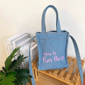 DEOBAGS TAS SELEMPANG SMALL DENIM CROSSBODY BAG TFW 00236