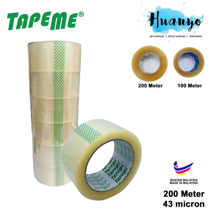 Buy Transparent Tape Online  BOPP Packing Transparent Tapes 24 mm / 1  Inches, 65 Meter Length x 40 Microns