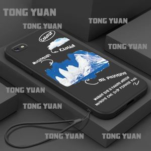 เคส OPPO A1K ตัวการ์ตูน C2ของ Realme ทำจากซิลิโคนเคสโทรศัพท์มือถือขอบตรงเพื่อส่งสายคล้อง