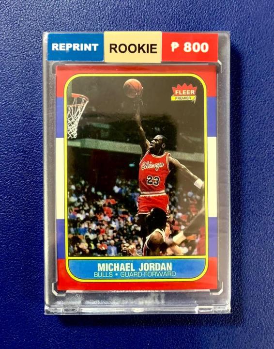 Chicago Bulls Fleer Premier Michael Jordan Rookie Card Michael