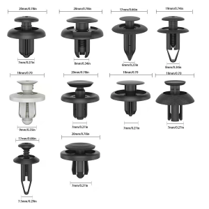100pcs Auto Fastener Clip Car Body Push Retainer Pin Rivet Bumper Door Trim Panel Retainer