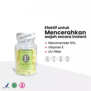 Serum Animate BPOM dan HALAL Serum Wajah isi 60 softgels Kapsul