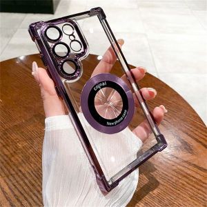 【Super low price】Magnetic For Magsafe Clear Case For Samsung Galaxy S26 S24 S23 S25 Ultra S22 Plus S21 FE Shockproof Bumper Transparent Cover