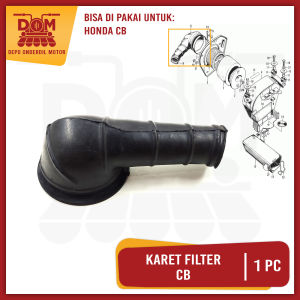 Karet Filter CB (PSP) Joint Sambungan Karbu Karburator Ke Saringan Udara Honda CB100