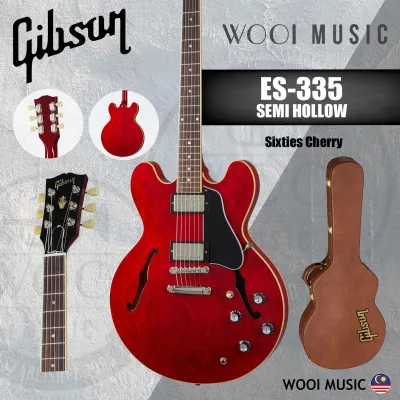 Gibson Original Collection ES-335 Semi Hollow Body Electric Guitar with Hardcase ES335 - Sixties Cherry