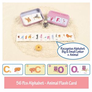 3Y Kids Montessori Toy Puzzle Kids Paper Wood Puzzle Children Gift Intellectual Flash Card Mix Match Alphabet Vocab Card