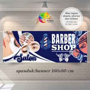 Cetak Spanduk Banner Salon Dan Barbershop