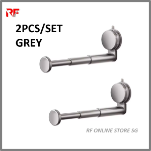 2pcs Suction Cup Clothes Hanger Rack Retractable Drying Rack Strong Load-bearing Adjustable Holder Multifunctional Hook Household Punch-free Hooks