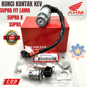 KUNCI KONTAK SET 35010-KEV-650 MOTOR HONDA SUPRA SUPRA X SUPRA FIT LAMA KUALITAS ORISINIL AHM KONCI