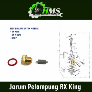 Jarum Pelampung RX King - Plampung Apung Ventilator Pentilator Karburator Karbu CBK2 RX King New
