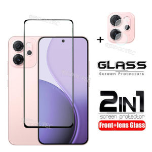 OPPO Reno 14F 5G 2 in 1 Screen Protector+ Protector Full Cover Full Glue OPPO Reno14 F Reno 14 F Reno14F Tempered Glass Film Protection With Camera Flim Protection
