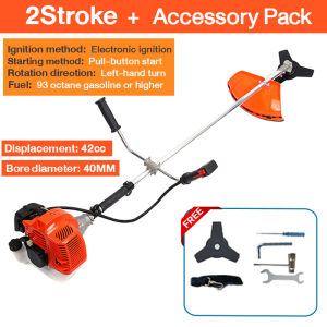 REAIM Grass Cutter 2/4 Stroke Cordless Gasoline Lawn Mower Portable Trimmer Garden Tool Brush Grass Trimme