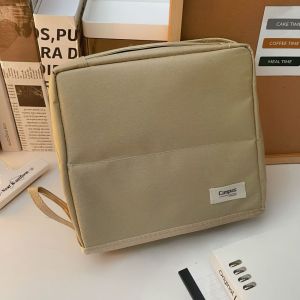 KINTHAZER Pen Bag Vertical Makeup Bag Partitioned Pencil Case Skincare Storage Bag Toiletry Organizer Multifunctional Pencil Case Travel