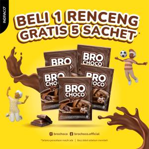 BROCHOCO Original R10 Chocolate Drink / Minuman Coklat (10 sachets x 25g)