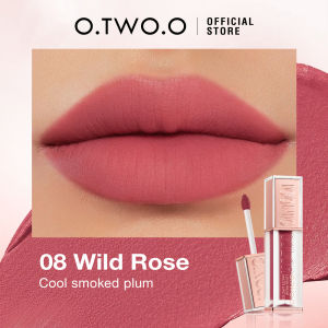 O.TWO.O Velvet Matte Lipstick Liquid Waterproof Long-lasting Mousse Lipcream Silky And Soft