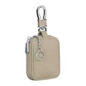 Smart King Mini Fashion Key Wallets for Men Women Genuine Leather Zipper Earphone Bag Small Wallet with Keychain 2517