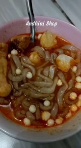 CIRAMBAY KUAH SEBLAK ADA ANEKA TOPING RASA PEDAS GURIH / MAKANAN PRETZEL MURAH CAMILAN KHAS TASIKMALAYA