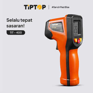 TIP TOP TIT-400 Infrared Thermometer / Thermometer Infrared Digital Non Contact / Digital Infrared Thermometer / Laser Termo Gun / Termometer Tembak Alat Ukur Pengukur Suhu