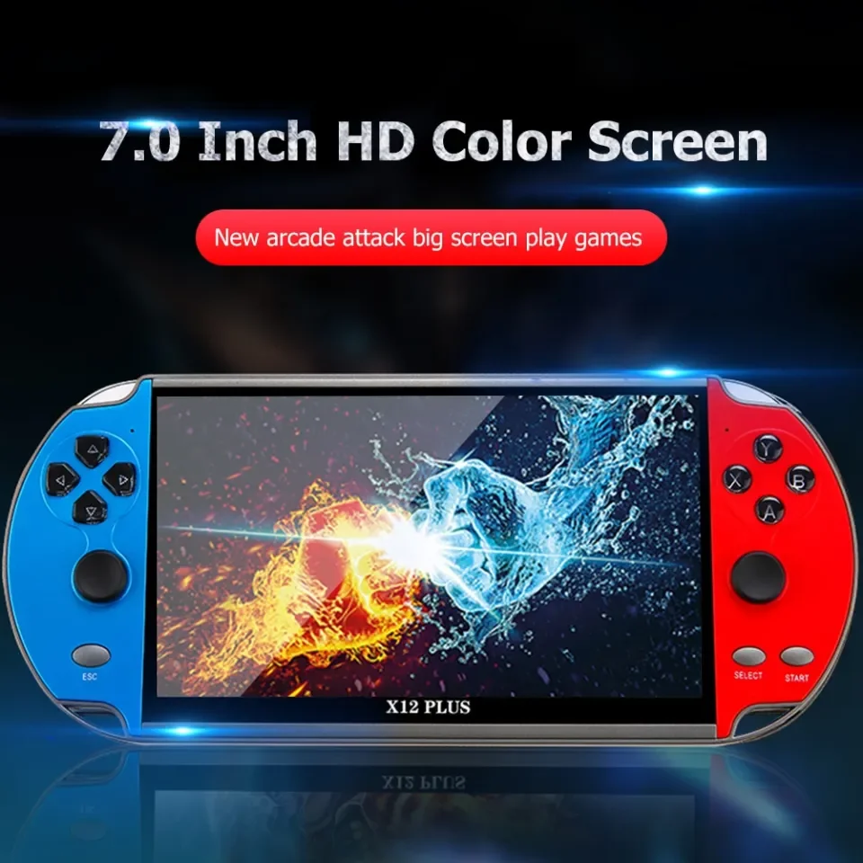 G X7 Plus/X12 Plus Handheld Game Console HD Screen Video Retro Game Console  Built-In 10000+ Free Games For Kids Gift Game Player | Lazada PH