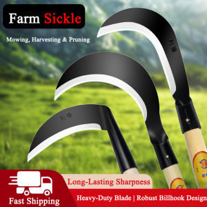 FFEEKK SK5 เคียวเหล็กแมงกานีส อเนกประสงค์ ใช้สำหรับ ตัดไม้ ตัดหญ้า ตัดแต่งกิ่งไม้ มีดพร้า เคียว ใบมีดโค้ง เคียวญี่ปุ่น อเนกประสงค์ ใบมีดเหล็กแมงกานิส