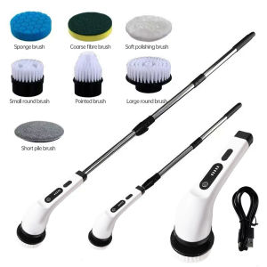 Oberni Sikat Pembersih Elektrik 9IN1 Portable Electric Cleaning Brush Sikat Pembersih Putar Otomatis Membersihkan Noda COD