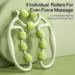 NineWheel Circular Leg Clipper Muscle Relaxer For Women Leg Stretching Massager Ideal For Yoga And Outdoor Sports