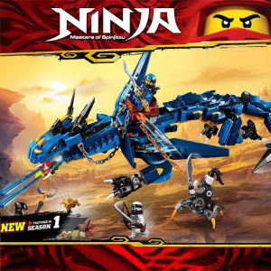 Mainan Ninjago Seri Ninj Dragon Temple 3D Puzzle Blok Bangunan Mainan Anak Laki-laki Mainan Edukasi Anak Perempuan